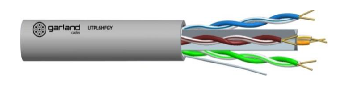 Garland 305m CAT6A UTP LSZH Cable – 23AWG Solid Violet Data Cable | MADUTPL6AHFGY305A