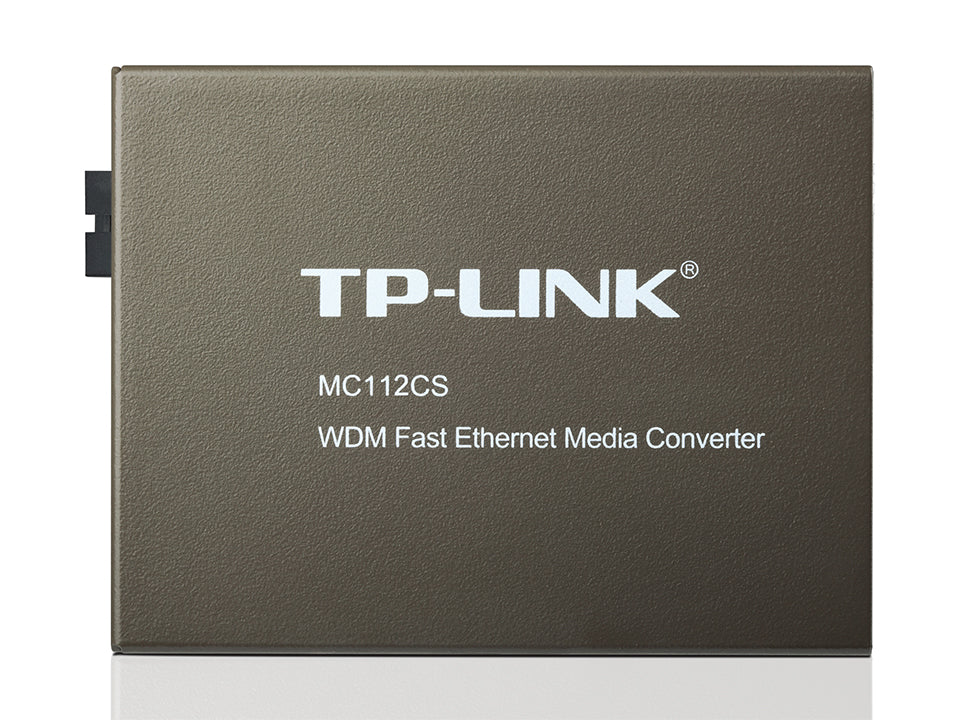 MC112CS | TP-Link 10/100Mbps WDM Media Converter – Single-Mode Fiber up to 20km