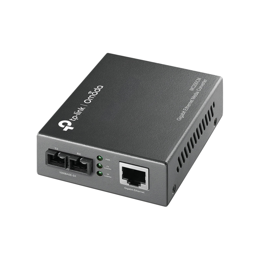 MC200CM | TP-Link Gigabit Multi-Mode SC Fiber Media Converter – Up to 550m