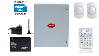 Ness D16XCEL 4G KPX+ KP & GUARDALL GP15 PIR Alarm KIT