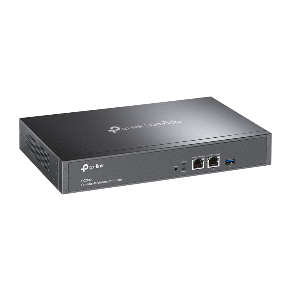 TP-Link OC300 Omada Hardware Controller – Centralized SDN Management for Up to 500 APs, Multi-Site Control, Cloud Access, USB Backup, Gigabit Ports | SKU: OC300