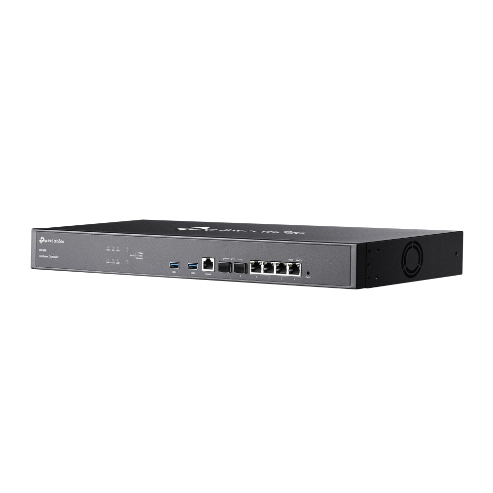 TP-Link OC400 Omada Hardware Controller – Centralized SDN Management for Up to 1,000 APs, 10G SFP+ Ports, Multi-Site Control, Redundant Power | SKU: OC400