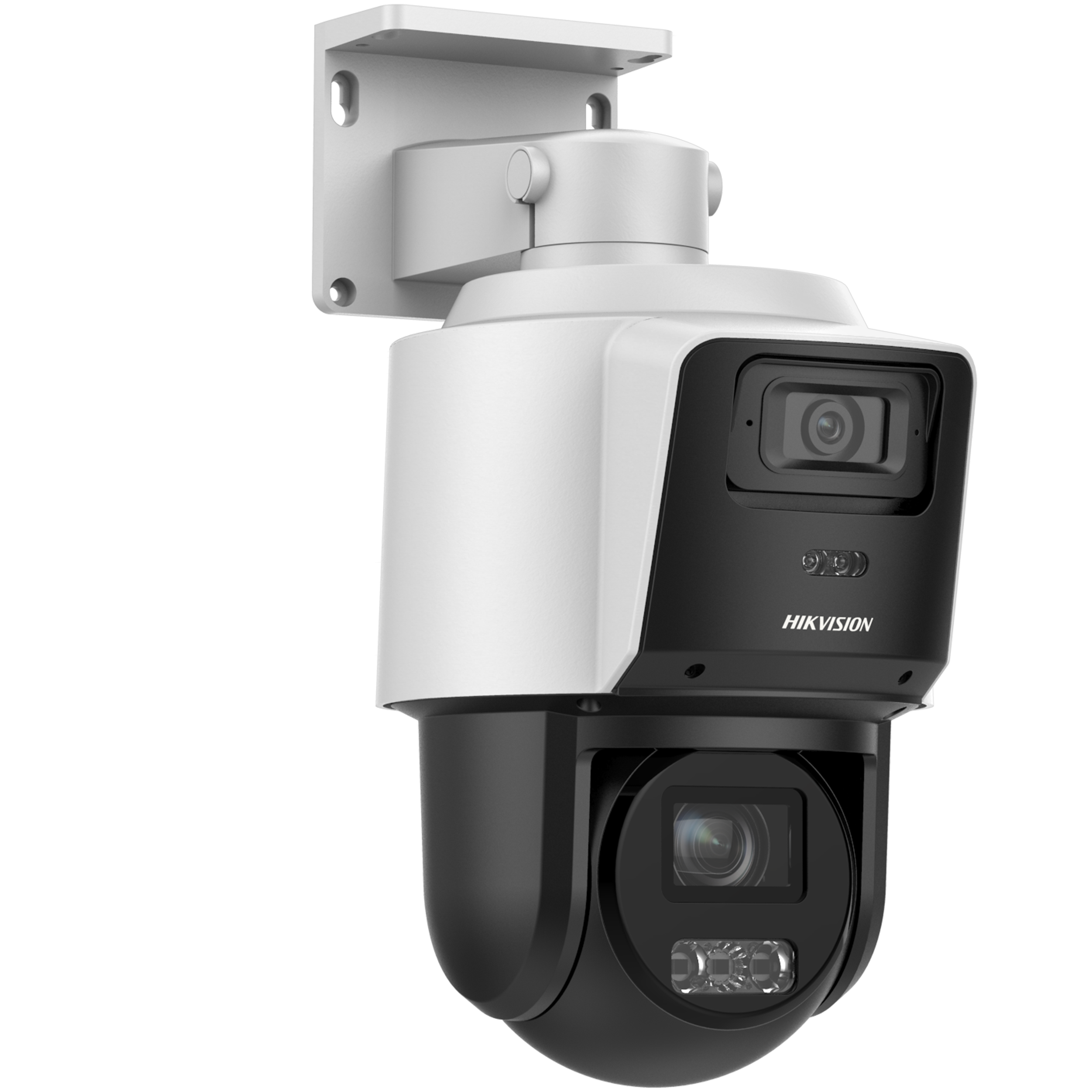 HiLook PTZ-ND4404/SL#AUS TandemVu 4MP+4MP 4X PoE+ PTZ Network Camera with Dual Lens, DarkFighter, Strobe & Audio Alarm - CCTV Importers