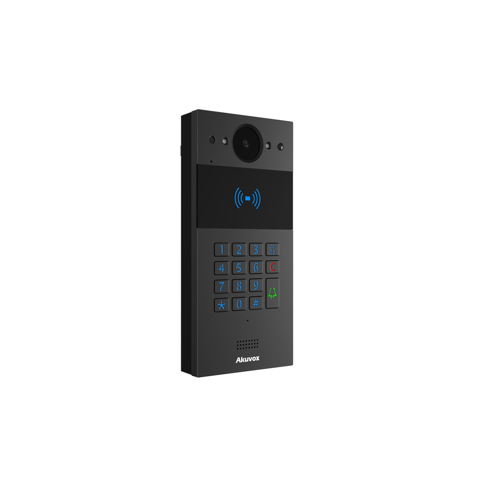Akuvox R20K (Black) Compact SIP Video Door Phone with Keypad & RFID