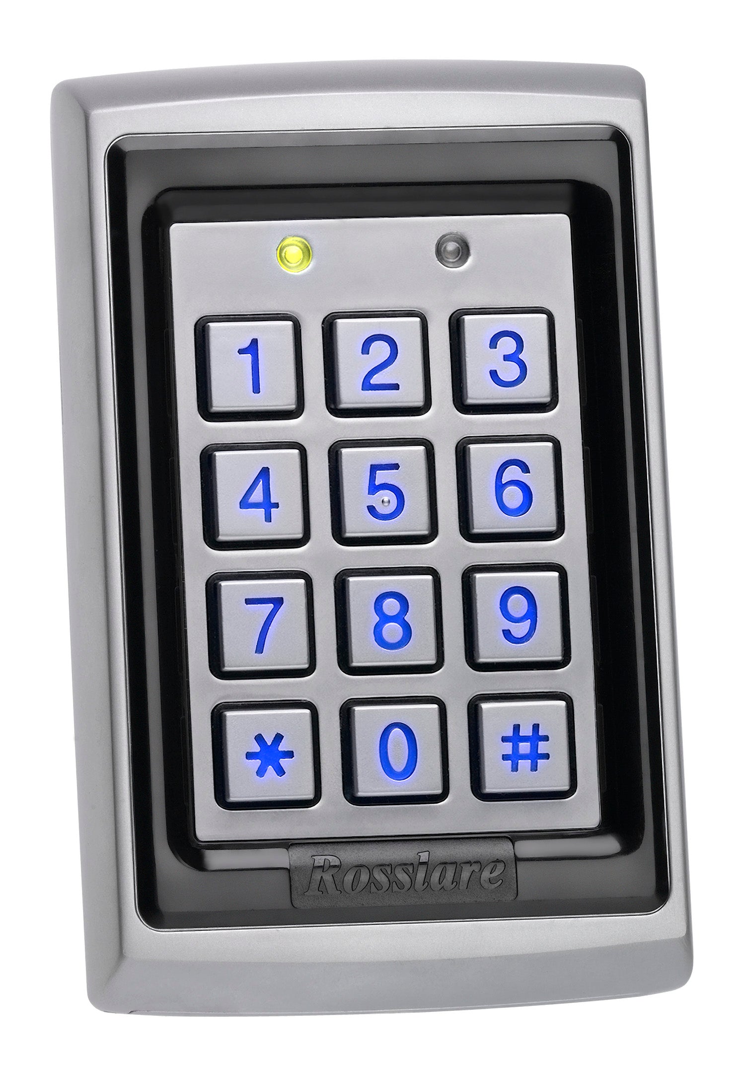 ROSSLARE AC-Q42SB PROX & KEYPAD, SLIM PROFILE, PIGTAIL WIRING, IP65, BACKLIT KEYPAD