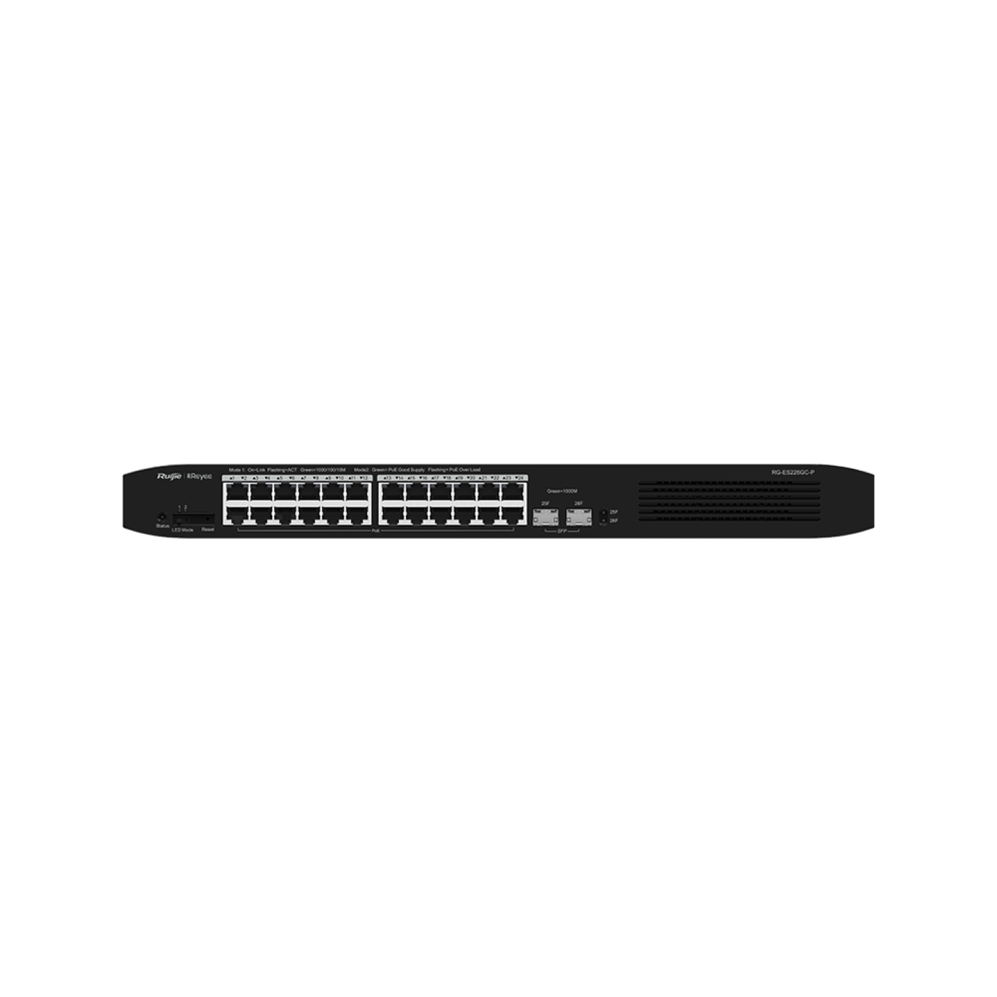 Ruijie RG-ES226GC-P, 26-Port Gigabit Smart Cloud Mananged PoE Switch