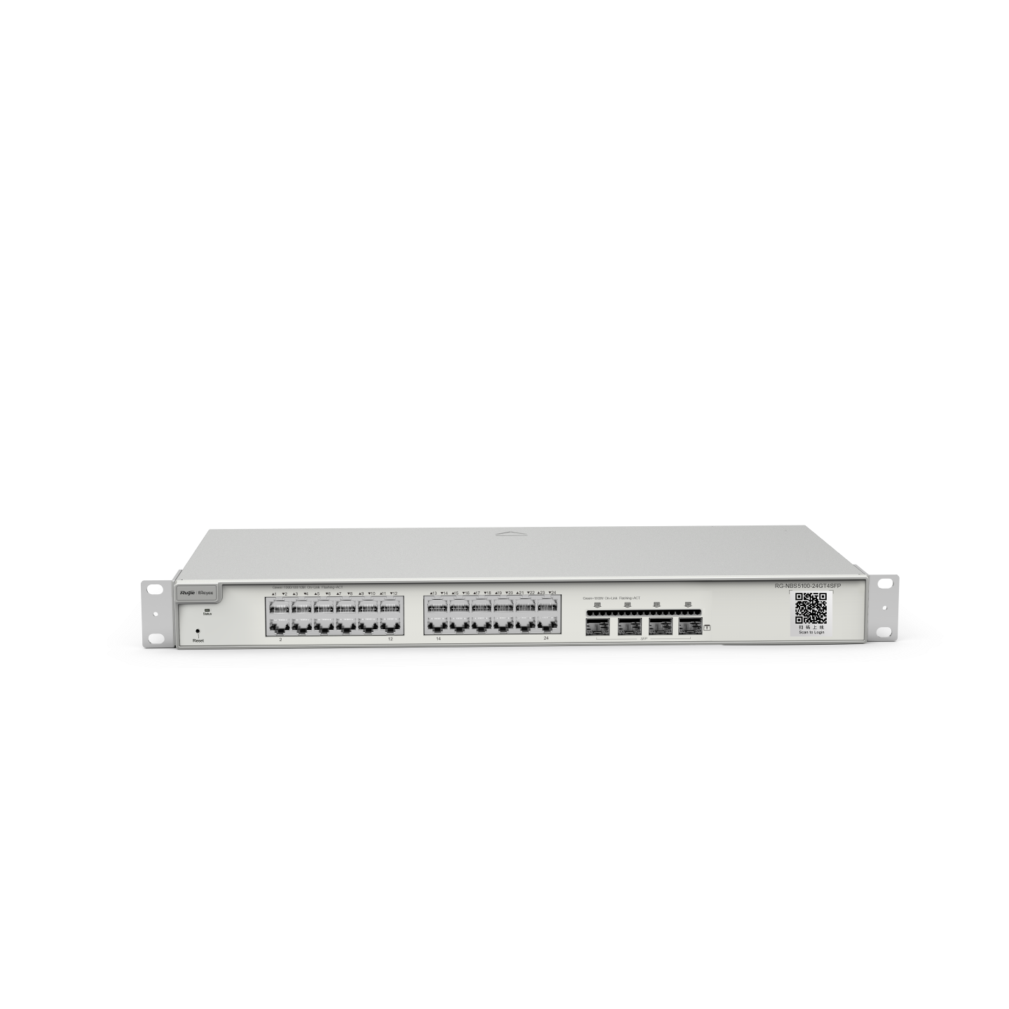 Ruijie RG-NBS5100-24GT4SFP, 28-Port Gigabit Layer 2+ Non-PoE Switch