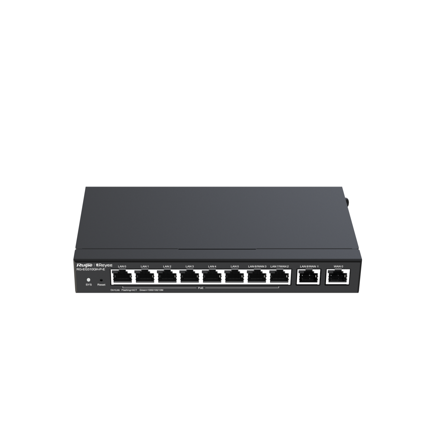 Ruijie RG-EG310GH-P-E, Reyee10-Port High Performance Cloud Managed PoE Office Router