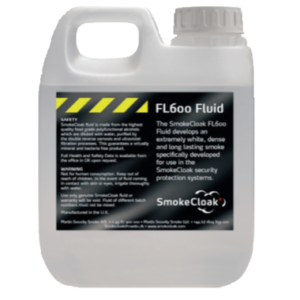 SmokeCloak® FL600 Fog Fluid Refill – 1 Litre | High-Density, Long-Lasting Security Fog Fluid