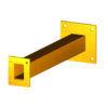 SEW600Y WALL MOUNT BOLLARD (600MM) YELLOW