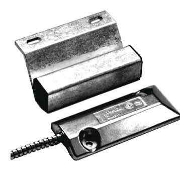 SENTROL, Reed switch, Magnetic contact for overhead doors, 3" gap, Closed loop, Includes 18" stainless steel armoured cable