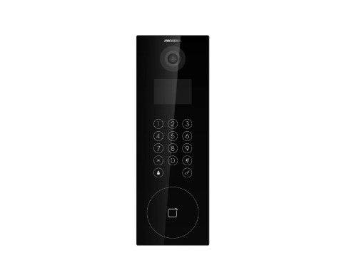 Hikvision HIK-KD8103-E6 2nd Gen Intercom Apartment Door Station, IP65, Plastic, Black