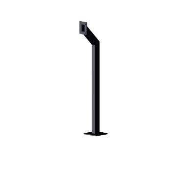 SER1B - SINGLE BOLLARD 75MM X 50MM X 1170MM ( BLACK) (Contact us for Shipping details)