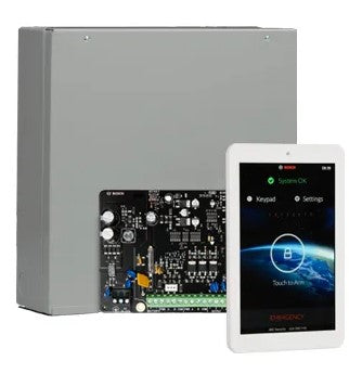 BOSCH, Solution 2000 Alarm kit Includes ICP-SOL2-P panel IUI-SOL-TS7 LCD 7" Touchscreen keypad+ Siren kit