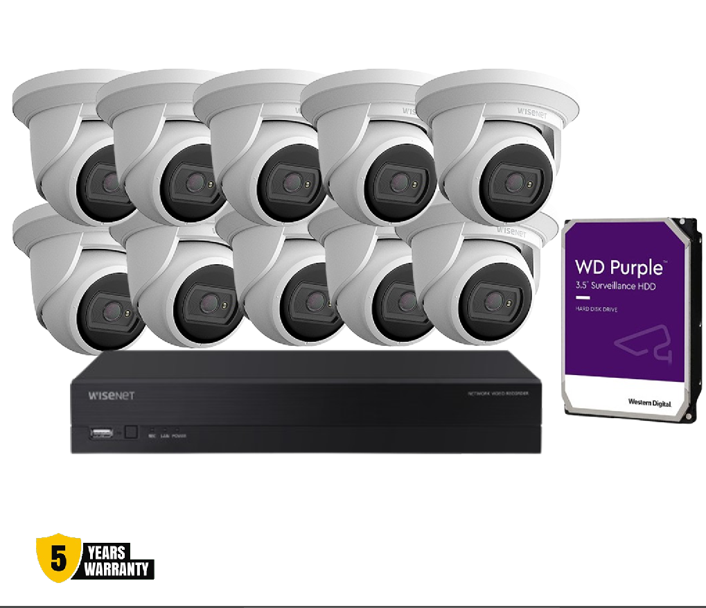 16 Channel Samsung Wisenet Security Camera System Dvr