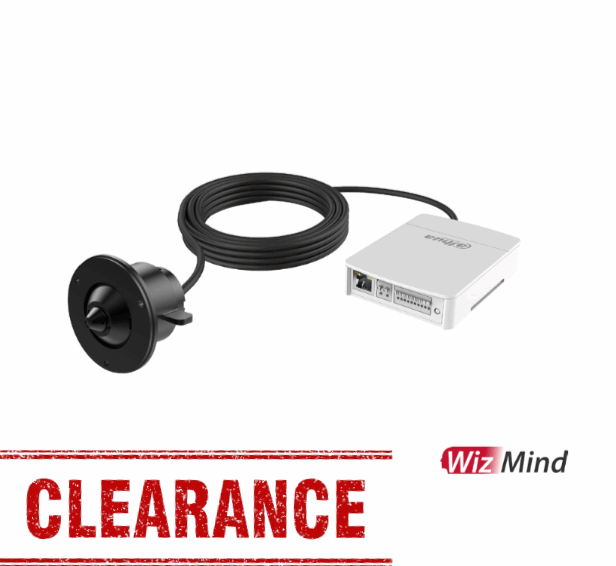 DAHUA DH-IPC-HUM8441P-E1-L1 WIZMIND SERIES IP CAMERA BLACK AI PINHOLE 4MP BULLET WITH NETWORK BOX 2.8MM NO IR POE Spy camera