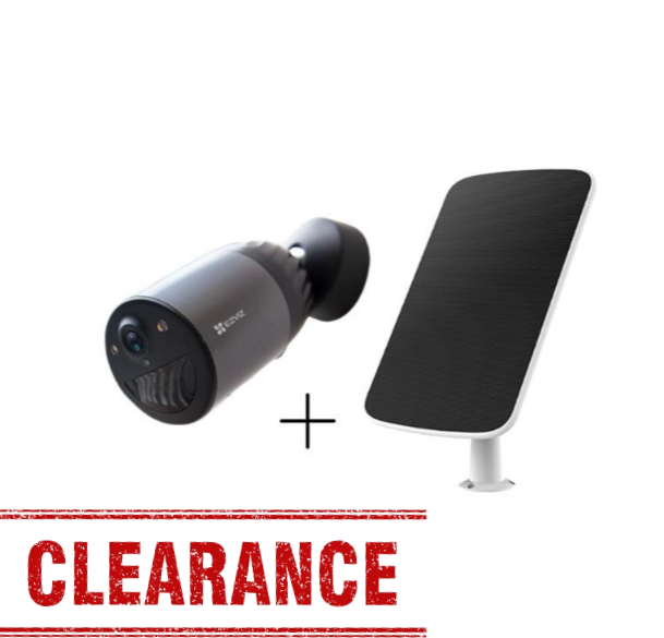 EZVIZ CS-BC1C eLife Battery-Powered Wireless Outdoor Smart Wi-Fi Camera + Solar Panel