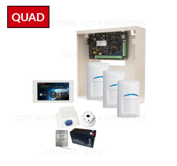 Bosch Solution 3000 kit + 3 x Quad Detectors with 5″ Touch Screen + Accessories Included