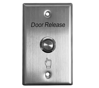 Stainless Steel Illuminated "Door Release" Exit Switch Plate – AW100111