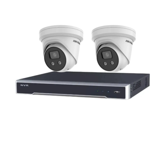 Hikvision 2CD2386G2-I2 8MP 4x 摄像机,带 4 通道 NVR + 3TB HDD CCTV 套件