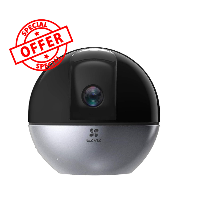 *SPECIAL OFFERS EZVIZ CS-C6W 2K Quad HD Indoor Pan & Tilt Wi-Fi Camera with AI Person Detection & 340° View
