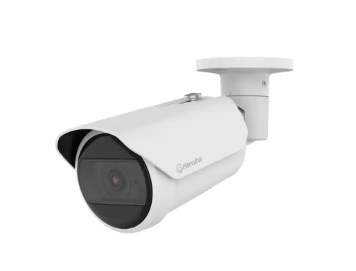 Hanwha Vision QNO-C8013R 5MP AI IR Bullet Camera q series | 3mm Fixed Lens | 25m IR Night Vision | IP66 IK10 Outdoor Security Camera with AI Analytics