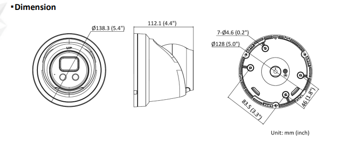 Hilook IPC-T269H-MU/SL(2.8mm)(HIK AUS) 6 MP All-in-One Fixed Turret Network CCTV IP Camera