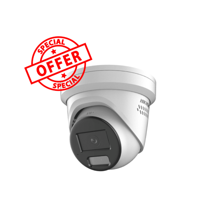 *Special offer Hikvision DS-2CD2347G2-LSU/SL 4MP Gen2 ColorVu Turret Camera Acusense Speaker Strobe Mic 30m White LED 2.8mm 3-in-1