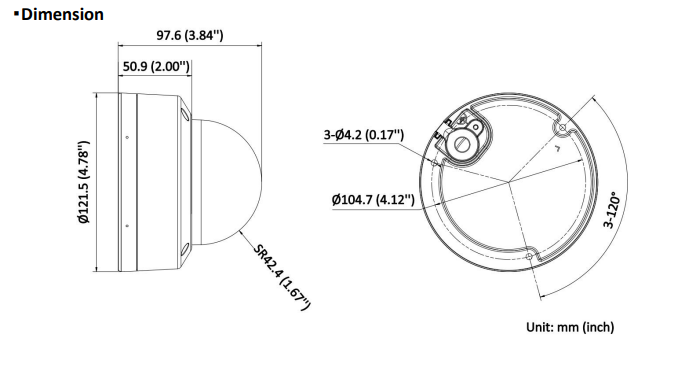 Hikvision DS‑2CD2166G2H-I 6 MP DarkFighter Fixed Dome Network Camera with Built-in Microphone, IP67/IK10, Deep Learning Analytics - CCTV Importers
