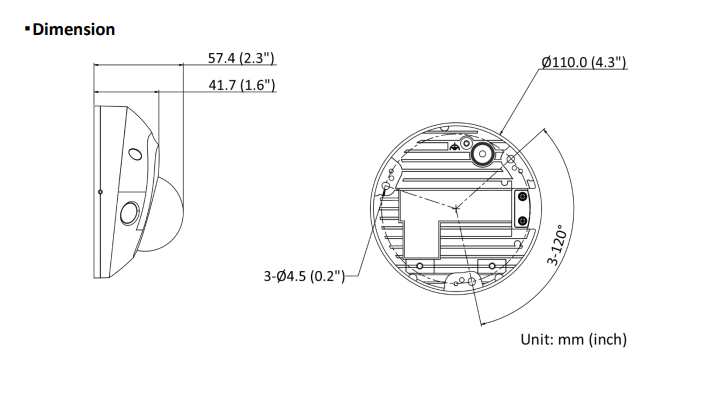 Hikvision DS‑2CD2566G2-I(S) – 6 MP AcuSense Mini Dome Network Camera, EXIR IR, IP67, IK08, Audio & Alarm Interface - CCTV Importers