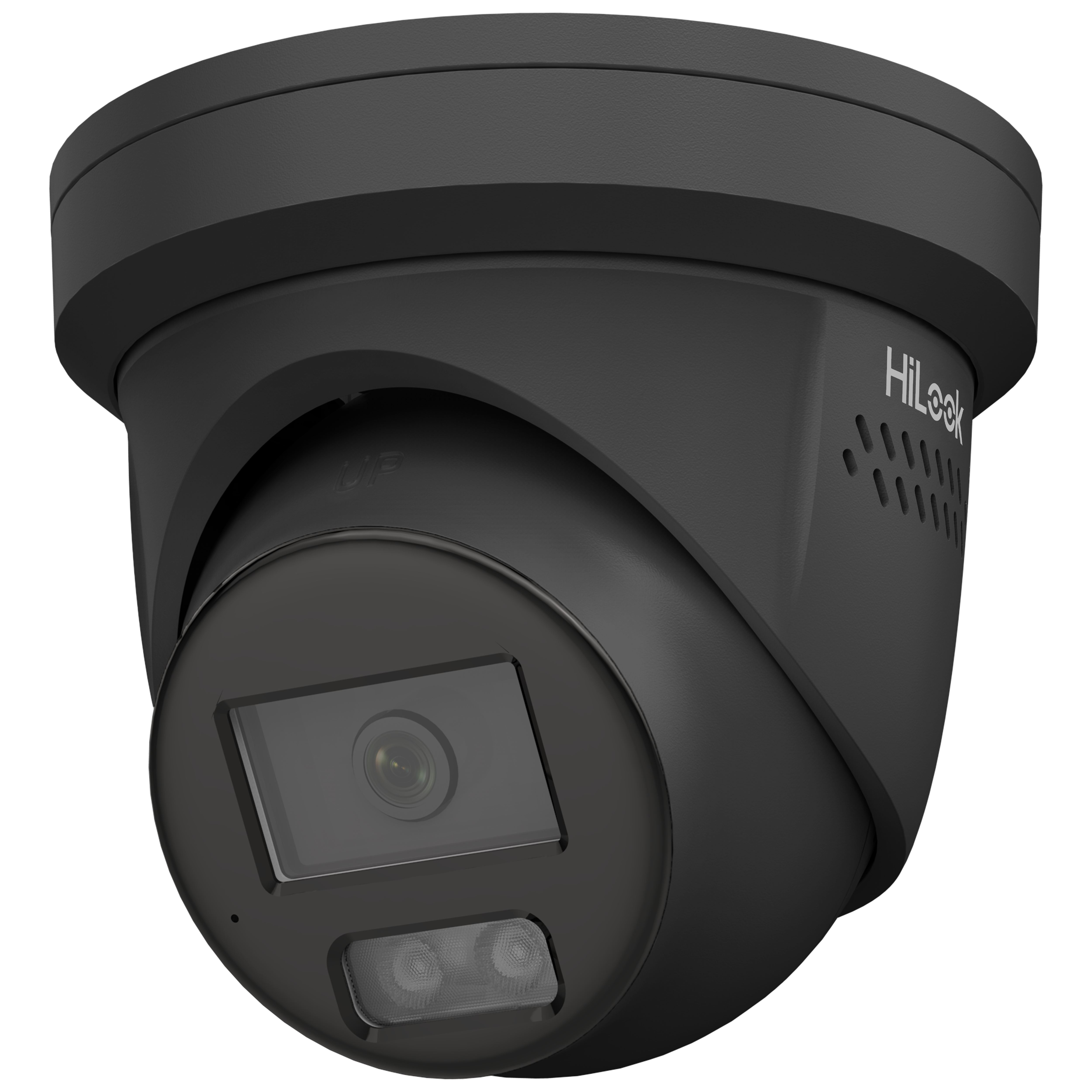 HiLook IPC-T269H2 6MP Outdoor All-In-One Flateye Turret Camera, H.265, 30m IR, With Mic, IP67 rating, 2mm