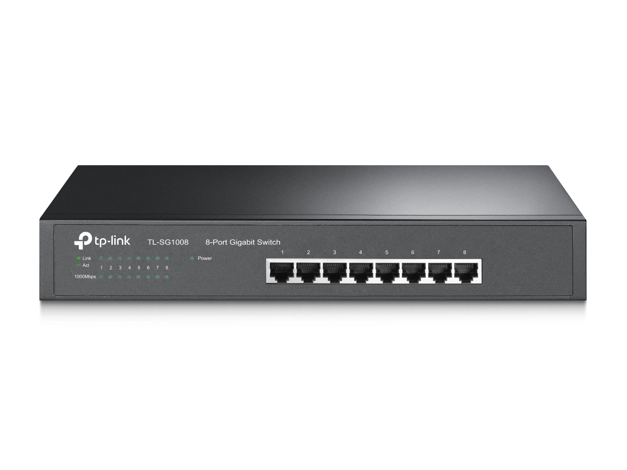 TP-Link TL-SG1008 8-Port Gigabit Desktop/Rackmount Switch | Plug-and-Play High-Speed Networking