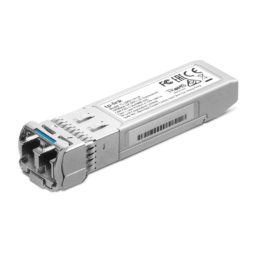 TL-SM5110-LR | TP-Link 10GBase-LR SFP+ LC Single-Mode Transceiver – 10 km Fiber Reach