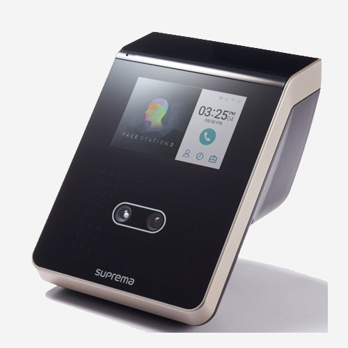 SUPREMA FS2-AWB Facial recognition, FaceStation 2 and RFID reader, Up to 30,000 users, up to 25,000 lx, TCP/IP, Wiegand, RS485, 1x Relay, Anti tamper, HID, HID iClass, Mifare, NFC & BLE, WiFi, 24V DC