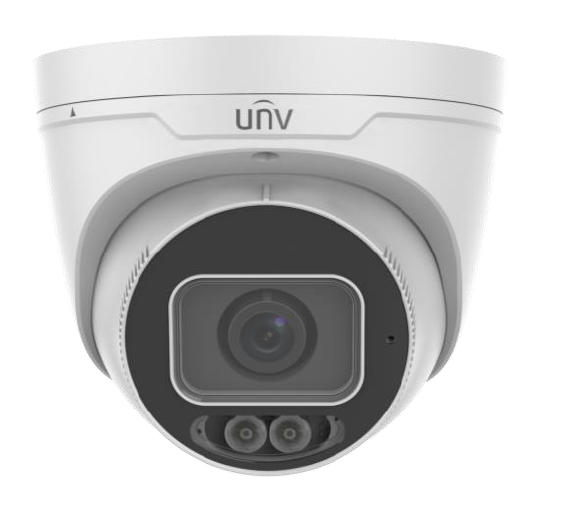 PRIME-III Series 8MP/4K IP CCTV Camera (White) - AI-Enhanced with Color Hunter IR IPC3638SE-ADF28K-WL-I0