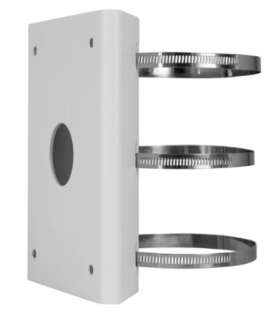 UNIVIEW UNVTR-UP08-A-IN POLE MOUNT BRACKET SUITS POS.PTZ WHITE IRON SUITS 67-127 (MM) POLE 1.47 KG