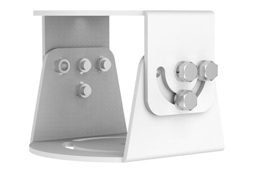 UNIVIEW UNVTR-UV06-C-IN UNIVERSAL 2D MOUNT BRACKET SUITS OMNIVIEW WHITE ALUMINIUM ALLOY 0.28 KG