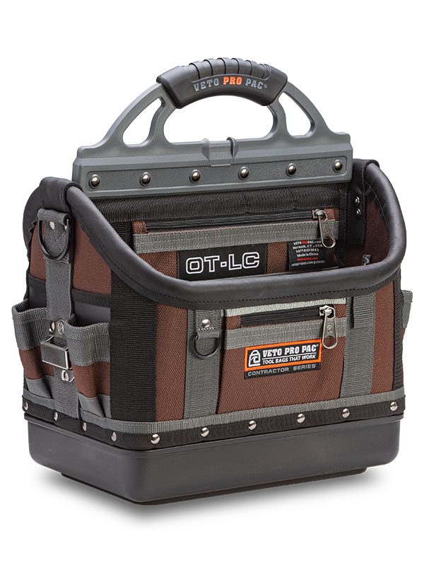 VETO PRO PAC OT-LC Contractor Series Tool Bag – Open Top, Rugged, and Ready for the Jobsite