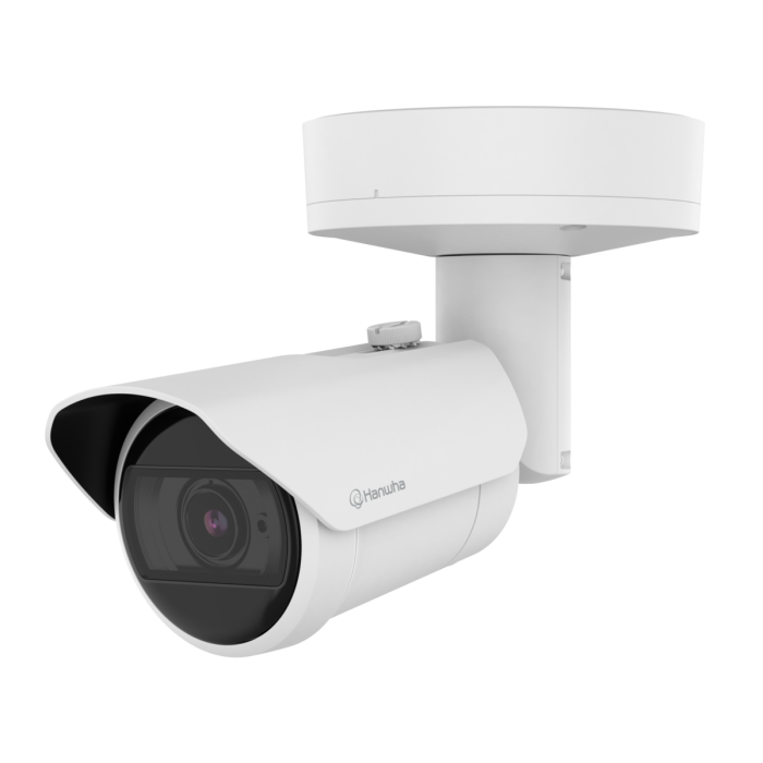 Hanwha Vision XNO-A8084R 5MP AI IR Bullet Camera – Reliable Outdoor Surveillance with Next-Gen AI x series