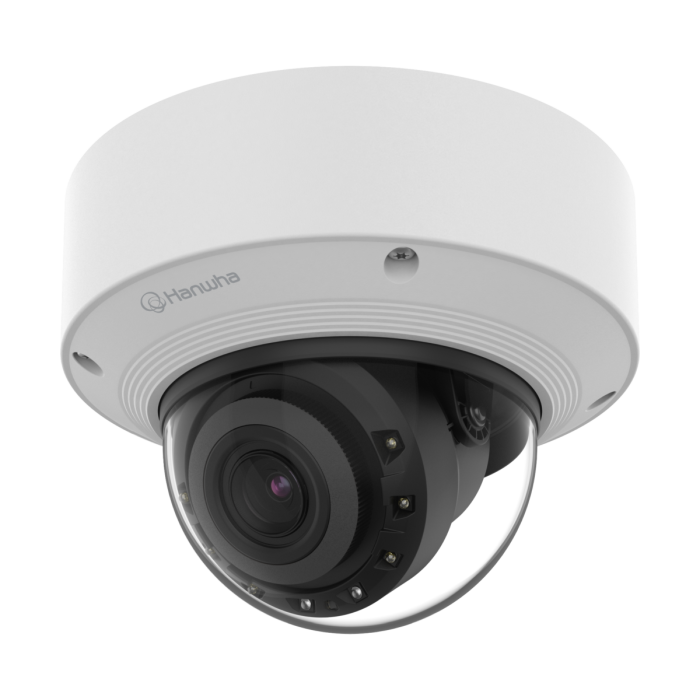 Hanwha Vision XND-A9084RV 8MP AI IR Dome Camera – Discreet, Intelligent AI Surveillance for Indoors and Sheltered Locations x series