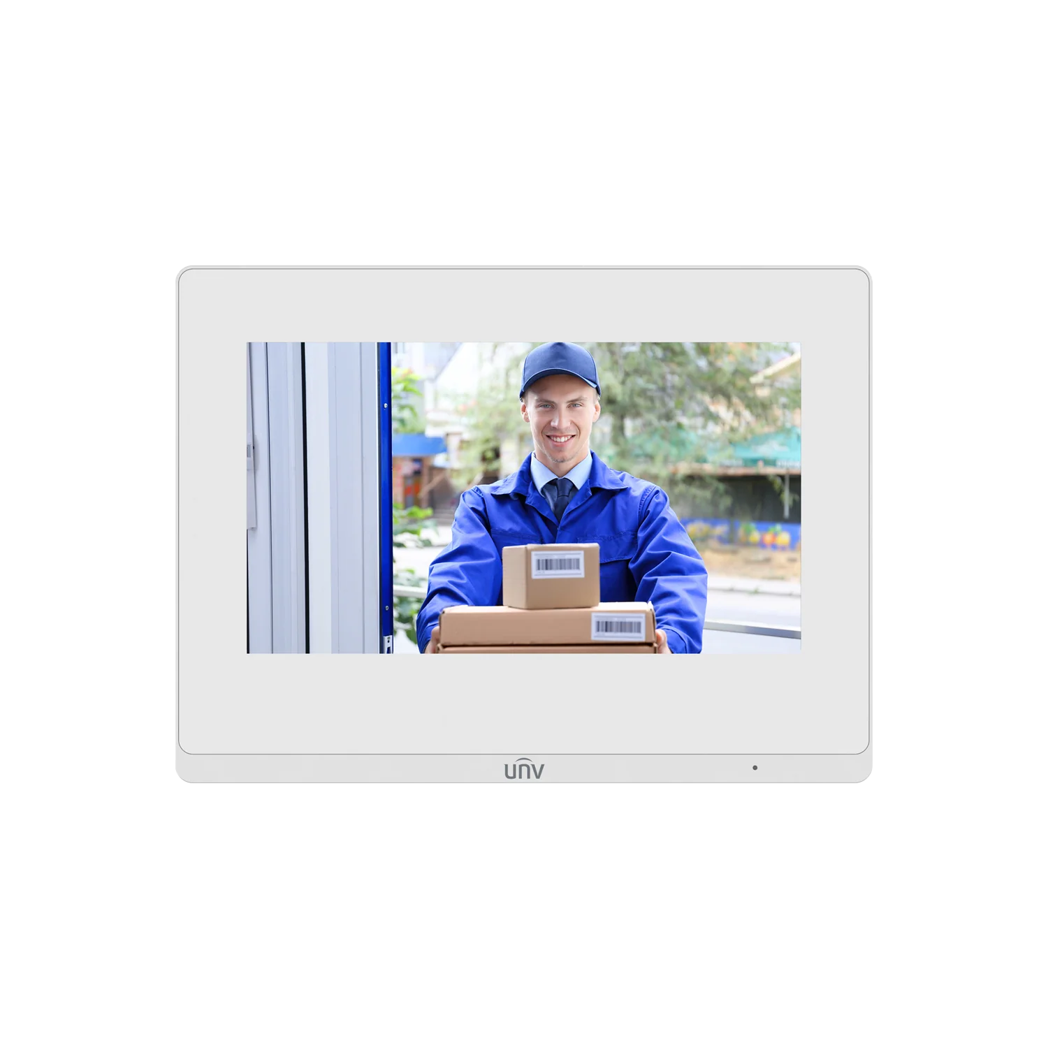 UNIVIEW OEI‑372S‑H‑W 7″ HD Indoor Intercom Station – Smart Video Door Entry Monitor