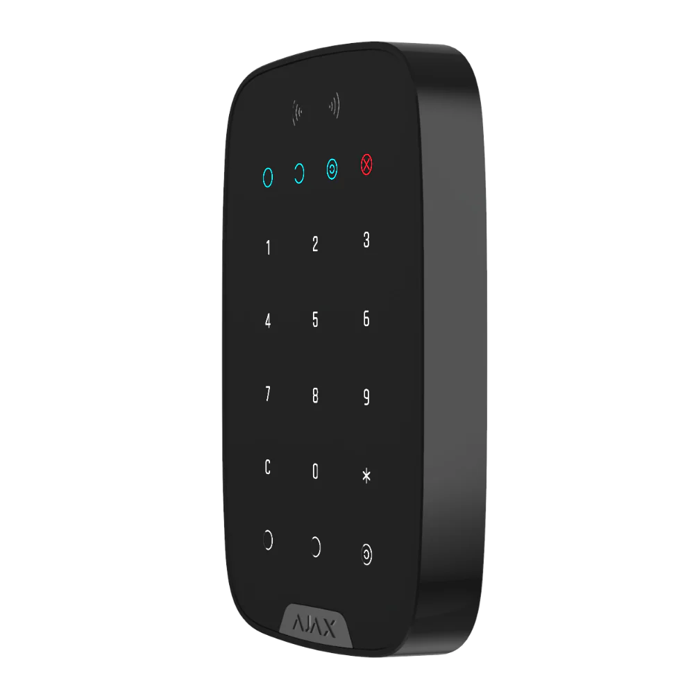 AJAX#30643 – Ajax KeyPad Jeweller Wireless Touch Keypad for Ajax Alarm Systems (Black) - CCTV Importers