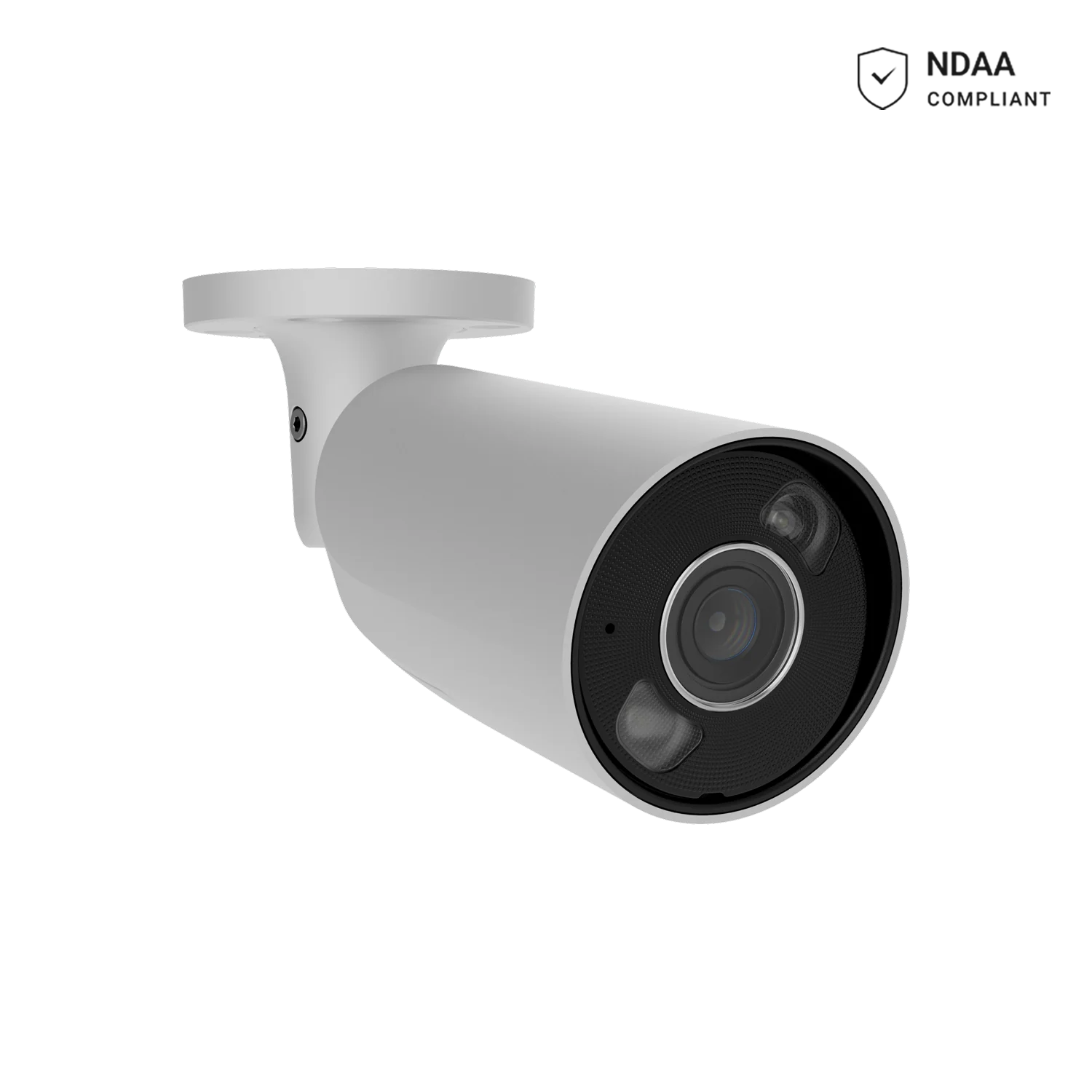 AJAX#126257 Ajax 8MP 2.8mm Bullet HL IP Security Camera – White / Black