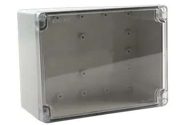 ALLBRO IP66 Polycarbonate Screw Lid Enclosure with Clear Lid – 200x150x90mm (Part No: ALL-ENL201509C)