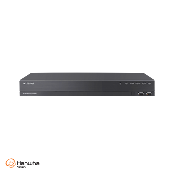 Hanwha Vision CT-ARN-1610S 16CH 8MP H.265 AI NVR with PoE Switch