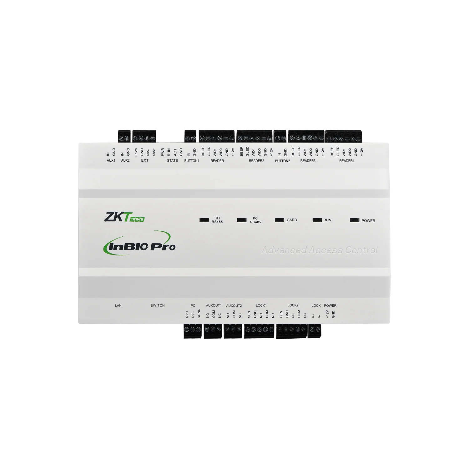ZKTeco InBio‑260 Pro | 2‑Door IP Biometric Access Control Panel – 20,000 Fingerprints / 60,000 Cards / 100,000 Events
