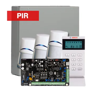 Bosch Solution 3000 kit + 3 x Gen2 Detectors with Icon Code pad + Accessories Included