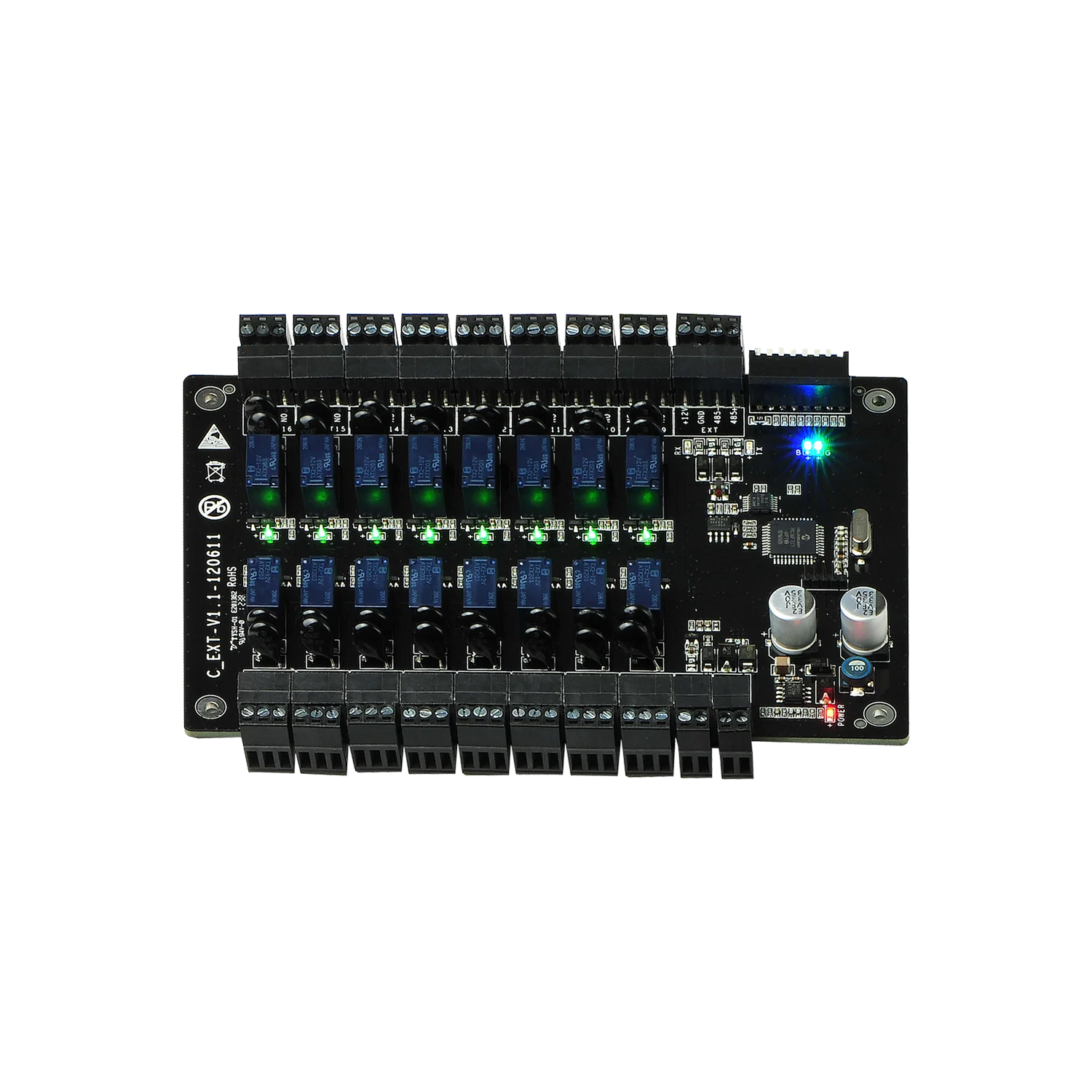 ZKTeco EX16 Elevator Floor Extension Board | Add 16 Floors to EC10 Elevator Controller – Scalable RS485 Access Control