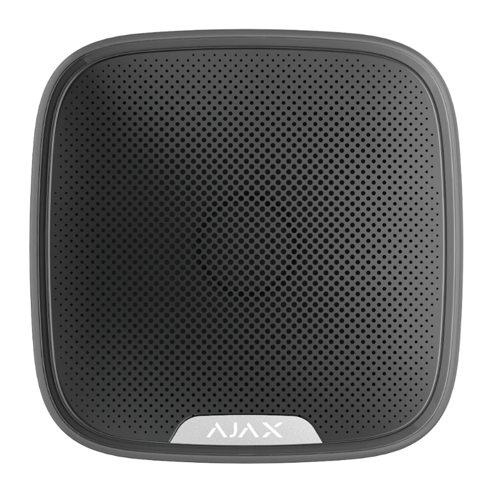 AJAX StreetSiren Jeweller White/Black Wireless Outdoor Siren 113dB IP54 – AJAX#30672 - CCTV Importers