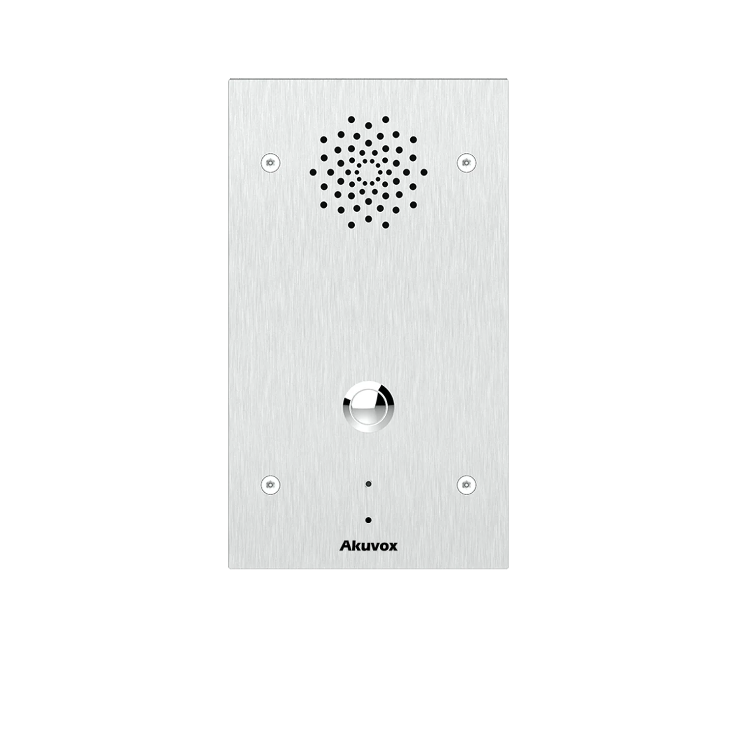 Akuvox E21A SIP Vandal-Resistant Audio Call Station – 316 Stainless Steel, Panic Button, Dual Relays, IP65, Surface Mount